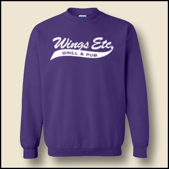 Purple Wings Etc. Crewneck Sweatshirt